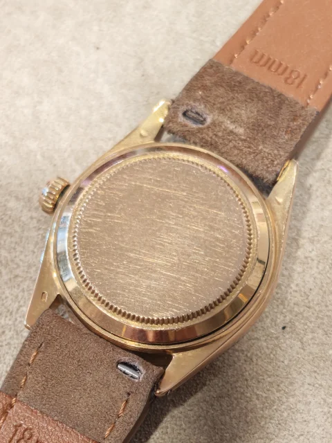 Rolex Date Ref.6624 in Oro Rosa 31mm 4