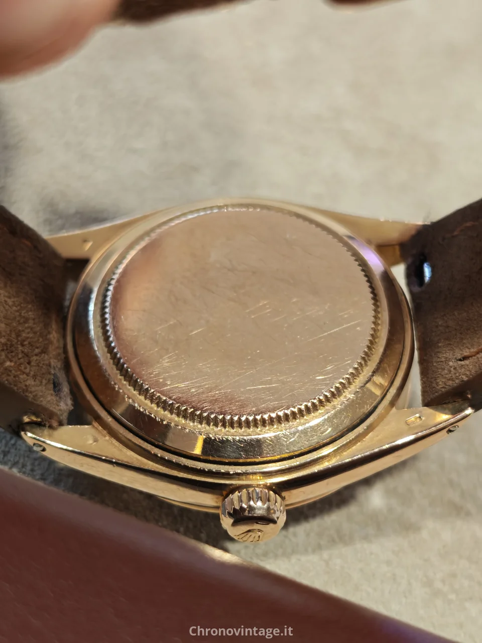 Rolex Date Ref.6624 in Oro Rosa 31mm