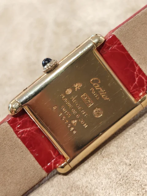Cartier Tank Vermeil 4