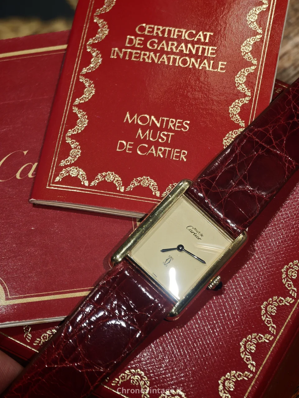Cartier Tank Vermeil