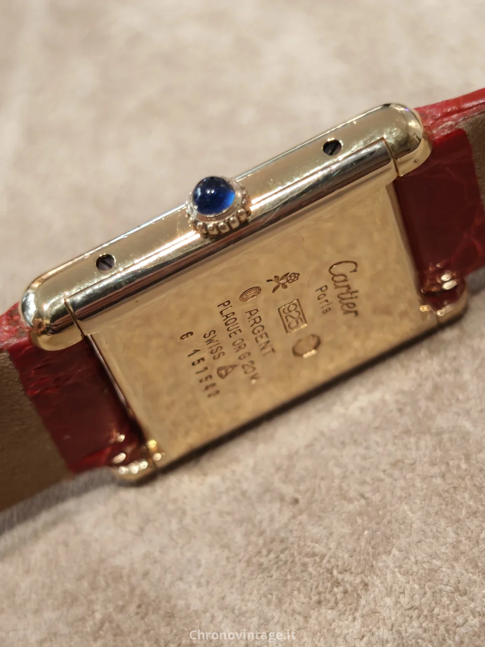 Cartier Tank Vermeil